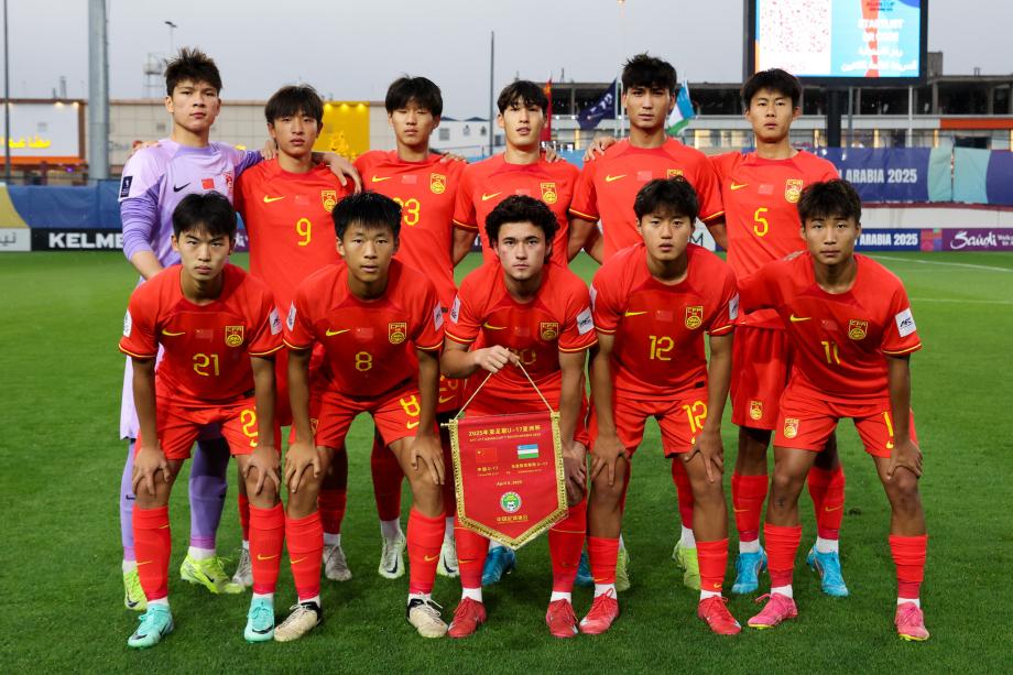 [图]U17亚洲杯-张城瑞破门 中国1-2乌兹别克斯坦