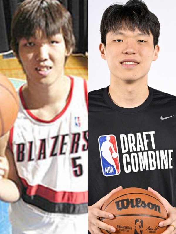 小杨帅多了😁开拓者上个亚洲五号位河升镇 和杨瀚森有些许神似？