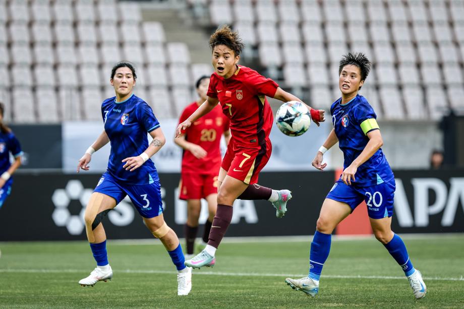 [图]东亚杯-邵子钦双响 中国女足4-2中国台北女足足球一场比赛多少分钟