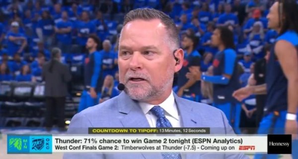 不当主指导教练员了？第一名  教头马龙新赛季全职加入ESPN节目 担任分析师
