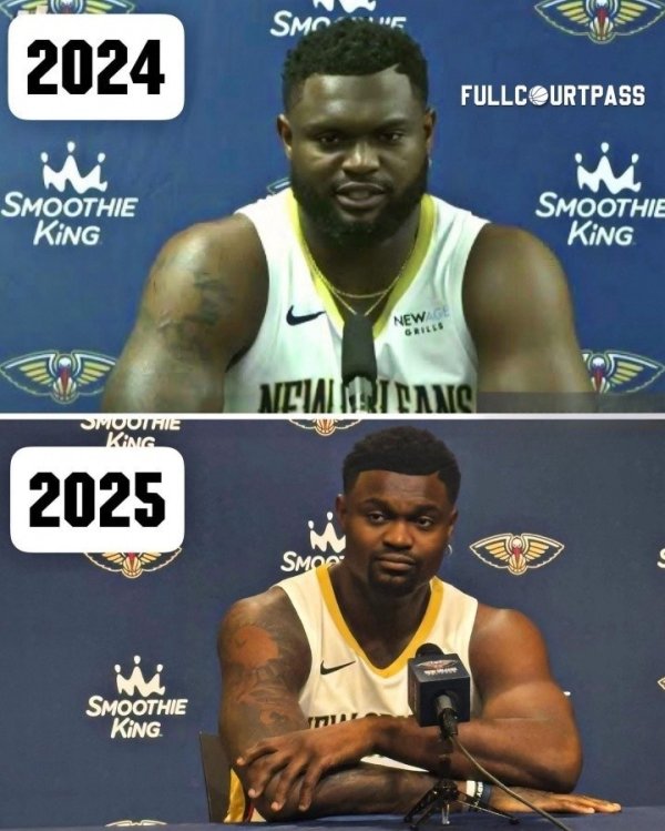 夸梅：锡安太重&肯定打不了82场赛事   我以前质疑他有人说我嫉妒他