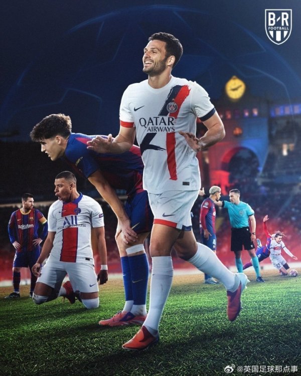 10-3！巴黎成为欧冠历史上首支连续三次在客场应战    击败巴萨的球队😲