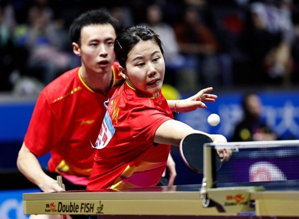 徐海东/陈幸同4-1获胜 晋级下一轮  十五运会混合赛四强