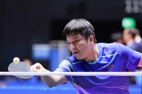 樊振东4-1战胜薛飞 晋级下一轮  十五运会男单八强