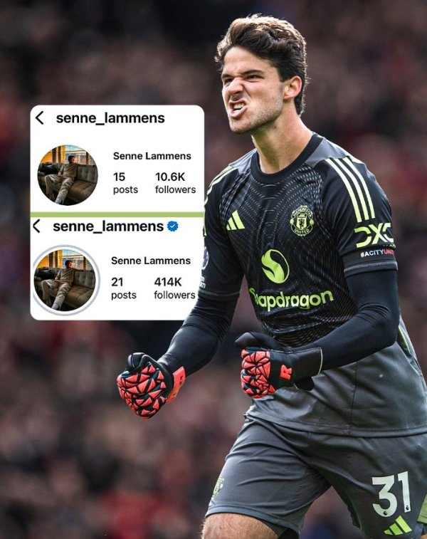 这就是曼联！拉门斯首秀零封后社媒粉丝数从1.06万暴涨至41.4万