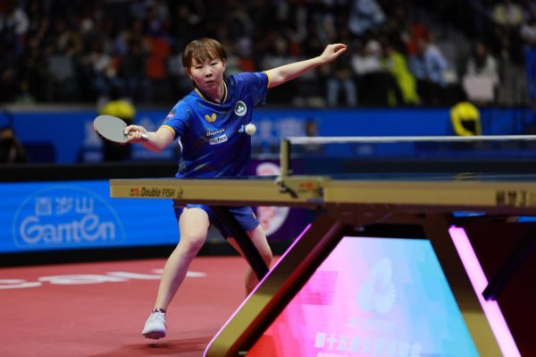 朱雨玲4-2战胜陈幸同 晋级下一轮  十五运会女单四强