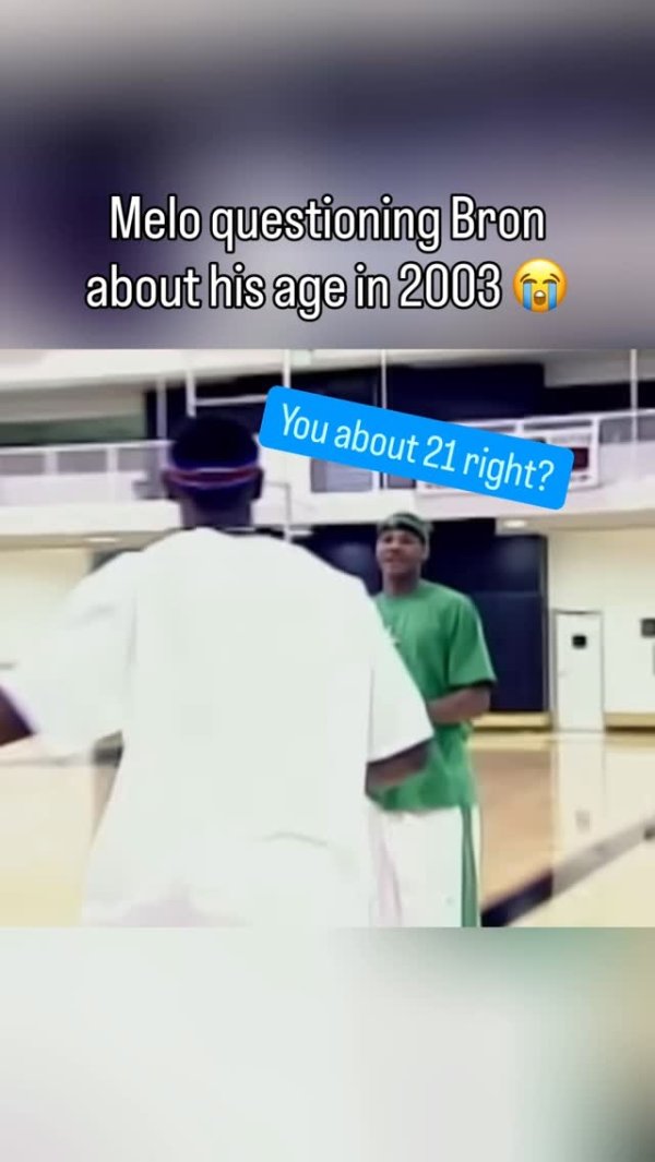 那年18！安东尼在03年时曾质疑詹姆斯的年龄：你其实有21岁了吧？